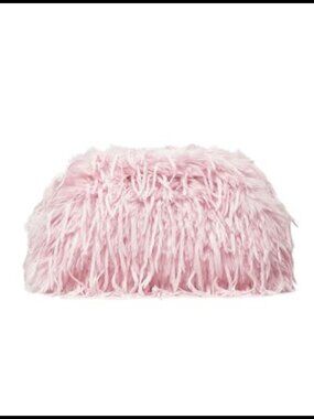 Fuzzy Clutch Purses Y2k Faux Fur Plush Evening Bag Kiss Lock